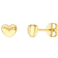 Bubble Heart Stud Earrings