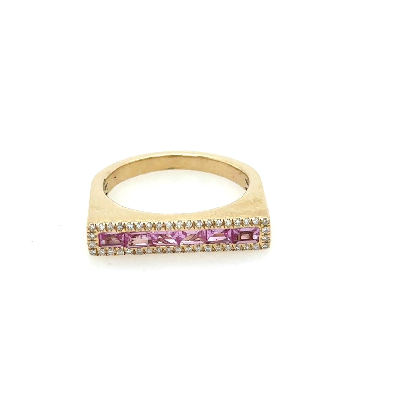 Cooper Pink Sapphire & Diamond Ring