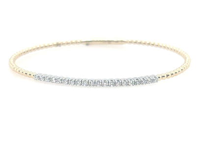 Olga Diamond & Gold Flexi Bracelet