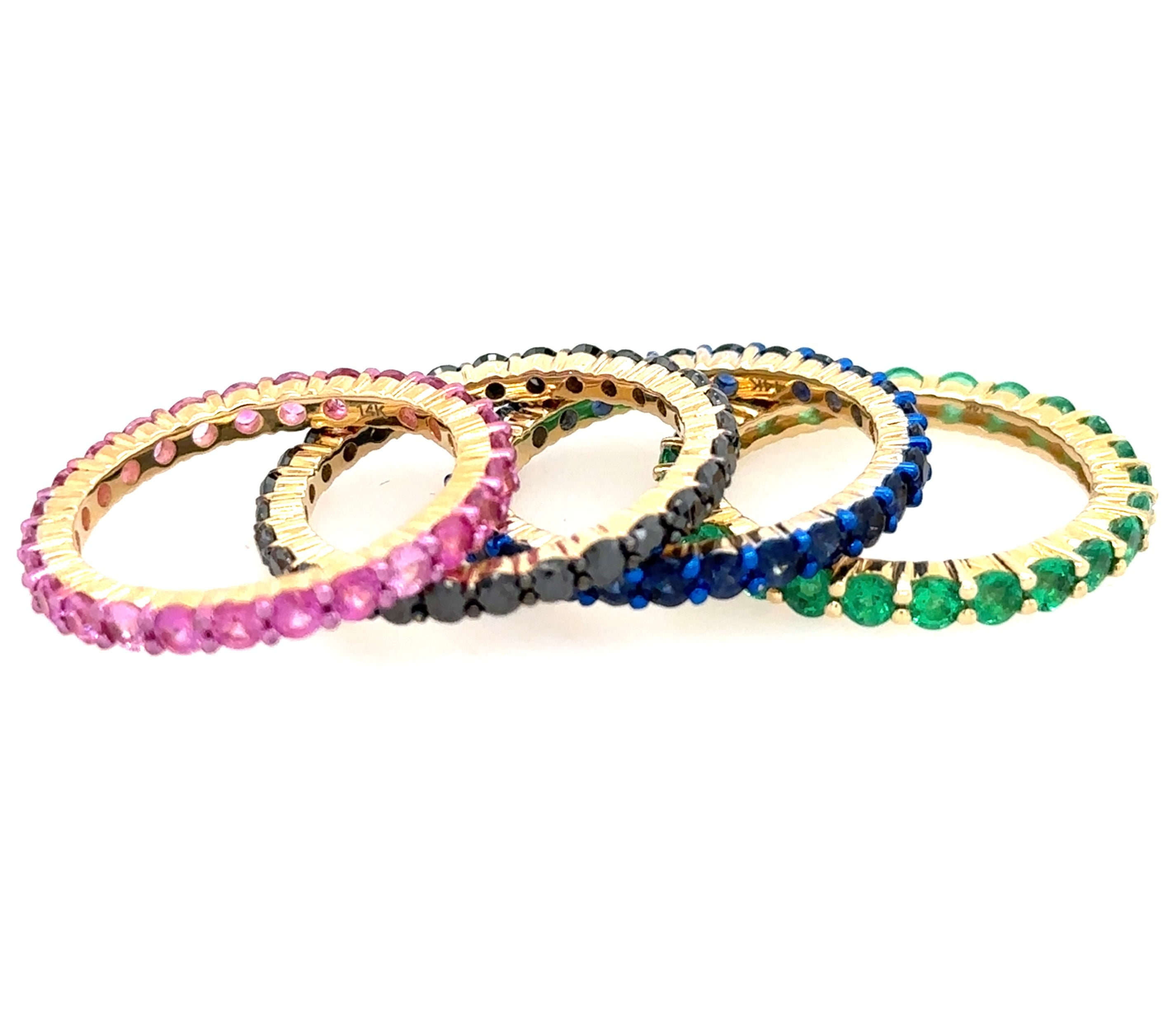 Gemstone Eternity Band