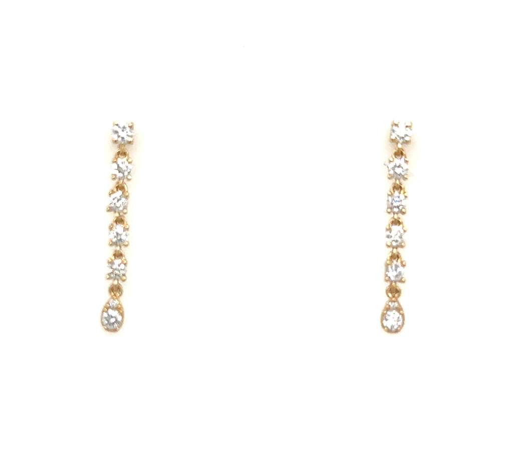 Small Betty Diamond Earrings