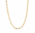 14k Paperclip Link Necklace