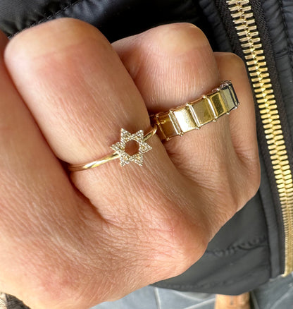 Half & Half Ring