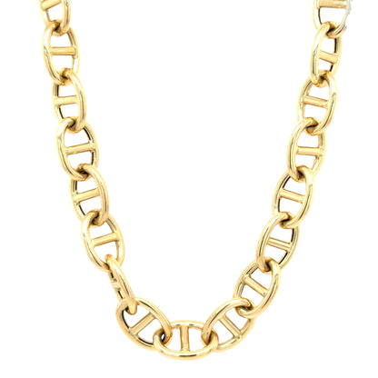 14K Yellow Gold Horsebit Chain