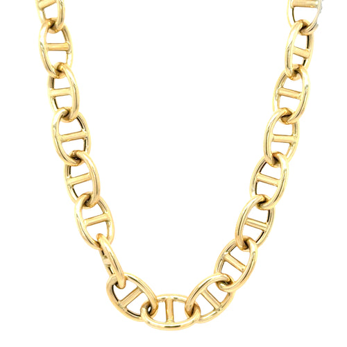 14K Yellow Gold Horsebit Chain