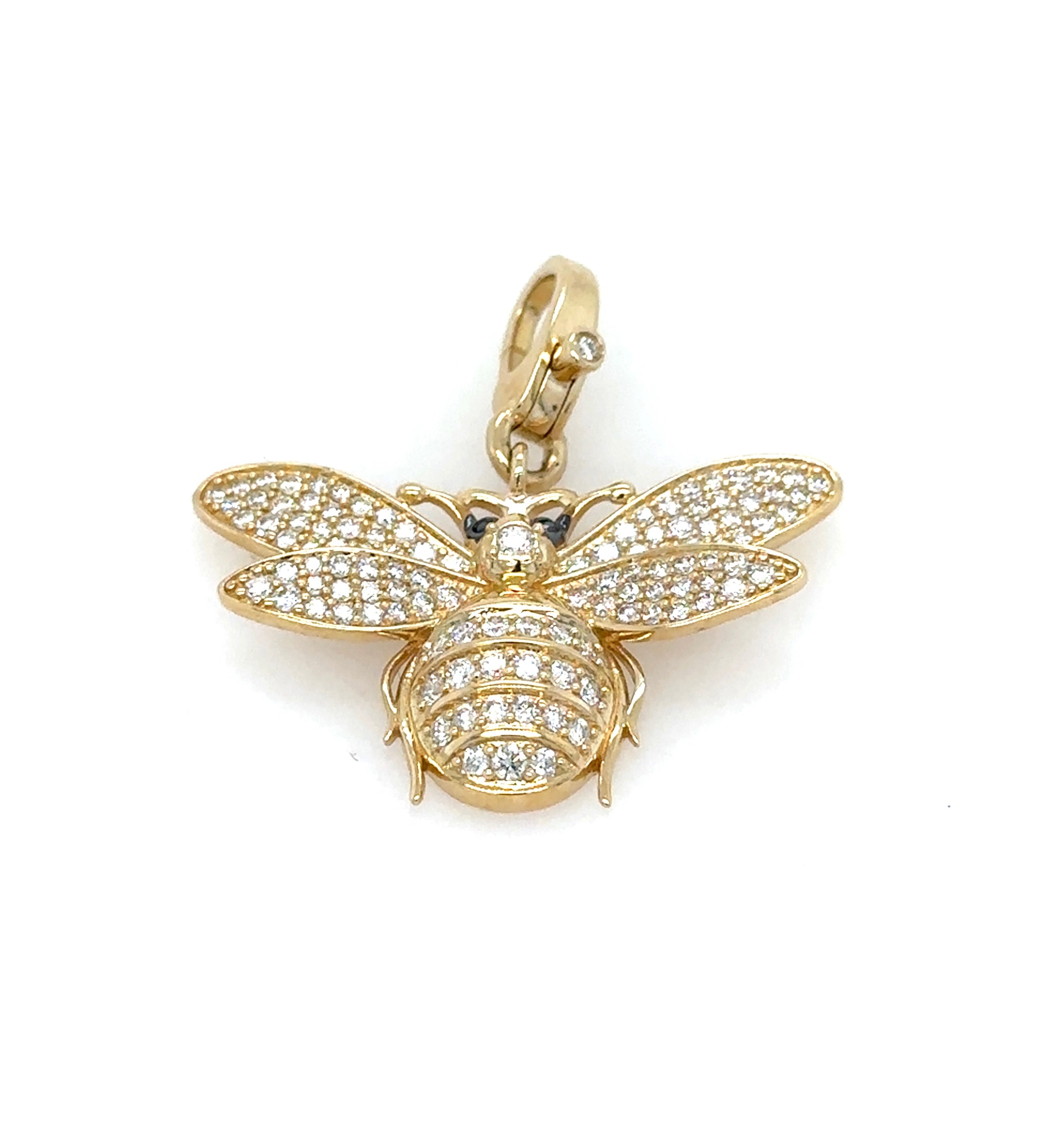 Sarina Large Diamond Bee Enhancer Pendant