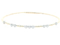 Addie Diamond & Gold Flexi Bracelet