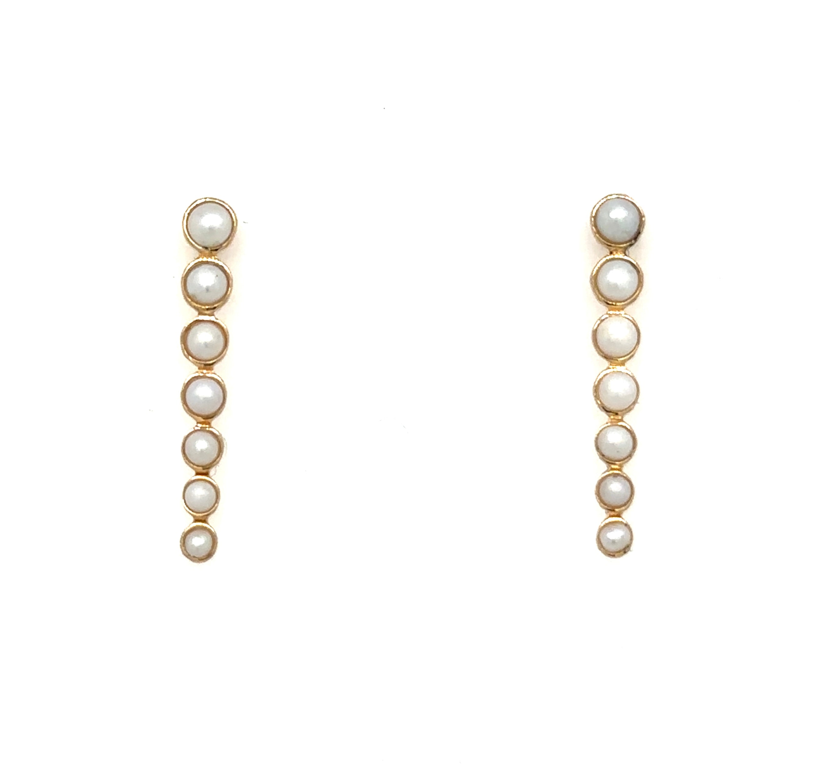 Gemstone Bubble Earrings