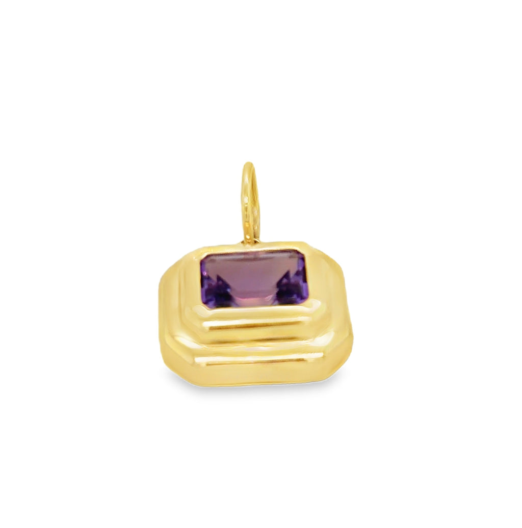 14k Yellow Gold Story Charm Necklace
