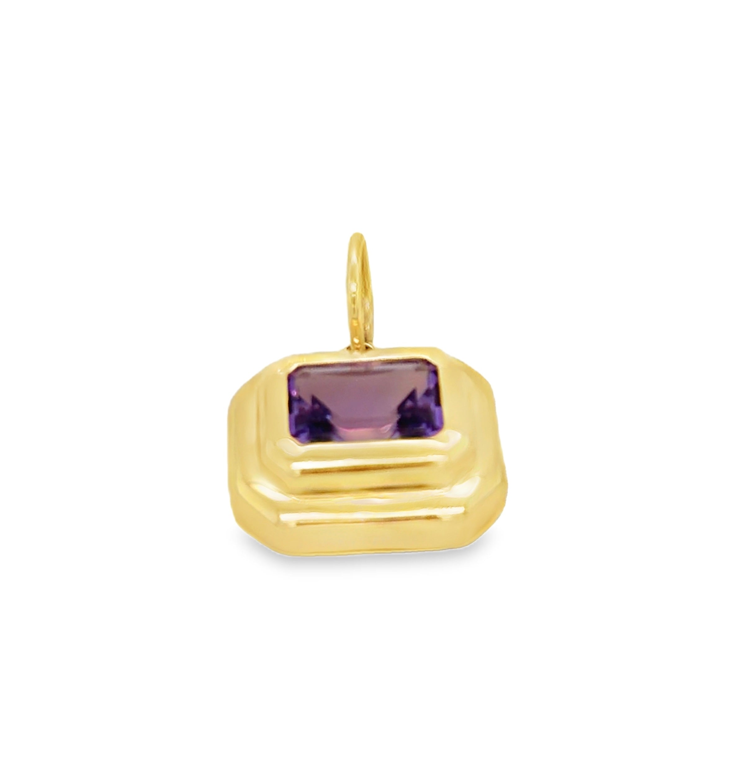 14k Yellow Gold Story Charm Necklace