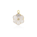 Flora Pink Quartz and Diamond Pendant