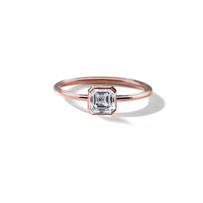 JBJ Bezel Diamond Engagement Ring