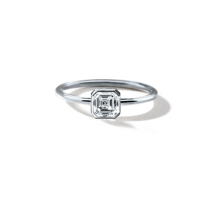 JBJ Bezel Diamond Engagement Ring