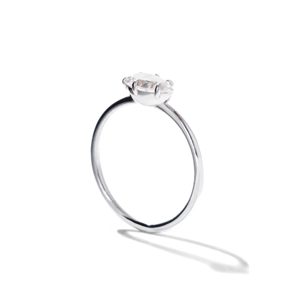JBJ East-West Diamond Engagement Ring