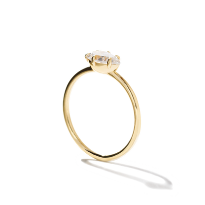 JBJ East-West Diamond Engagement Ring