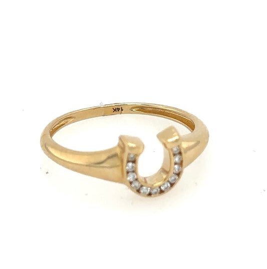 Fay Diamond Horseshoe Ring