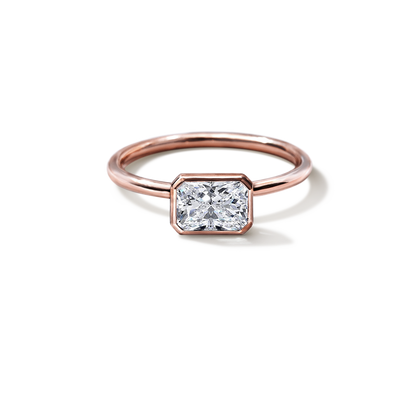 JBJ Bezel Diamond Engagement Ring