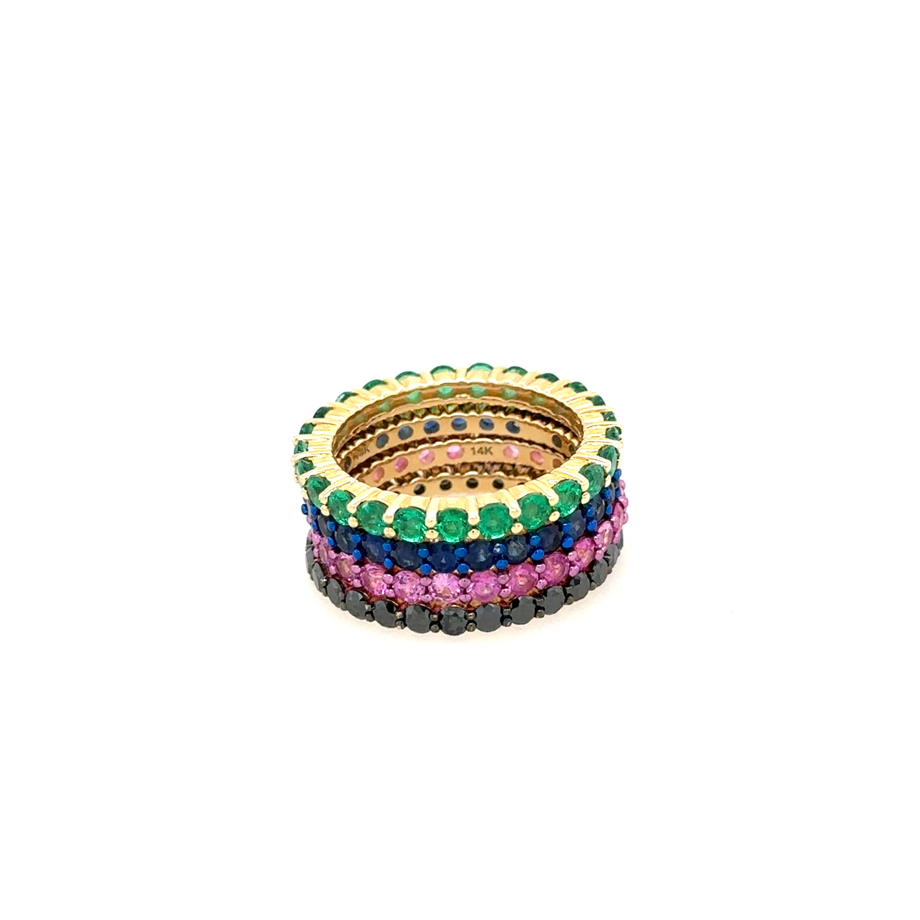 Gemstone Eternity Band