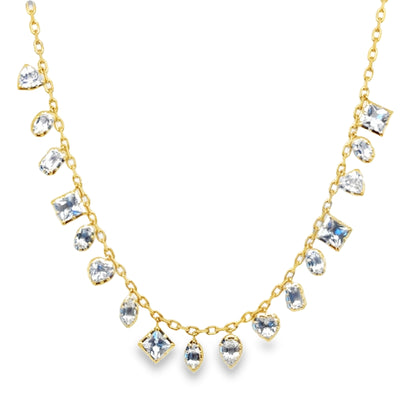 Emily Topaz Lux Charm Necklace