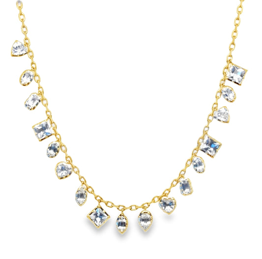 Emily Topaz Lux Charm Necklace