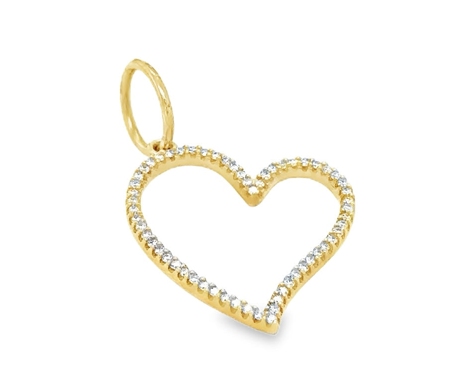 Michelle Diamond Heart Pendant