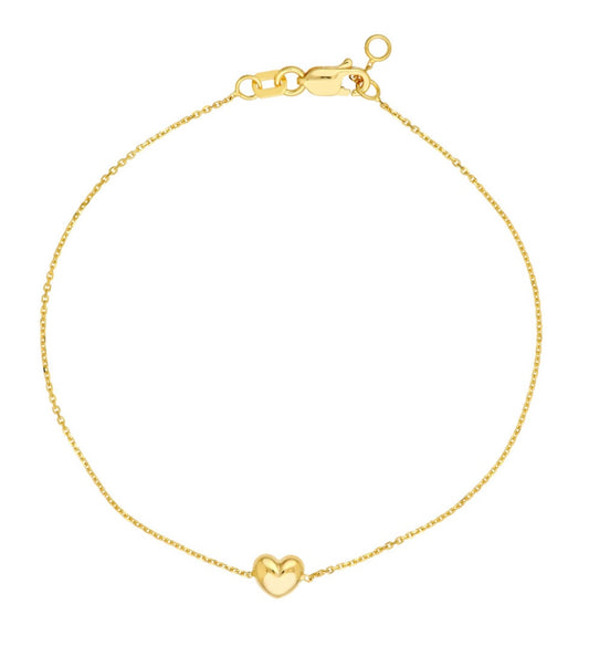 Puffy Heart Bracelet