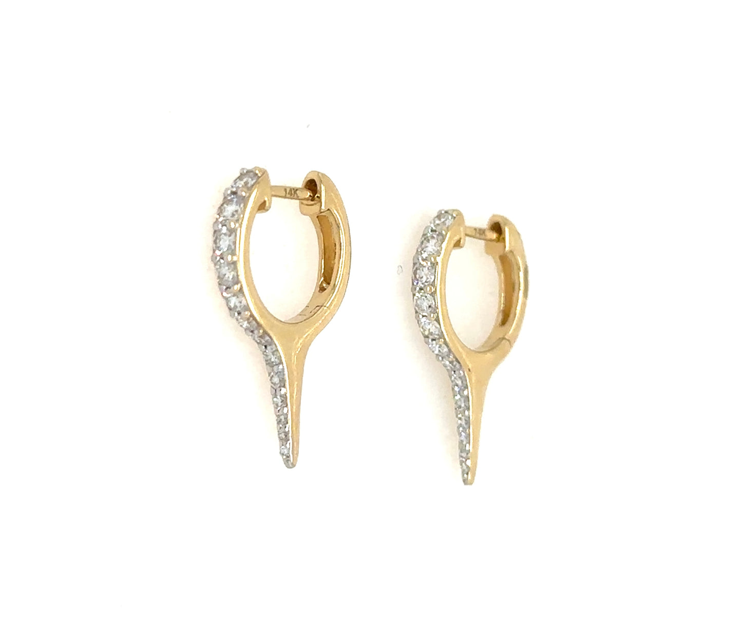 Baby Diamond Spear Earring