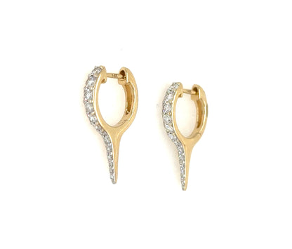 Baby Diamond Spear Earring
