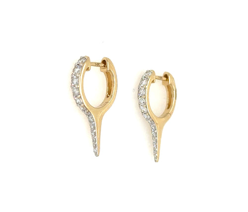 Baby Diamond Spear Earring