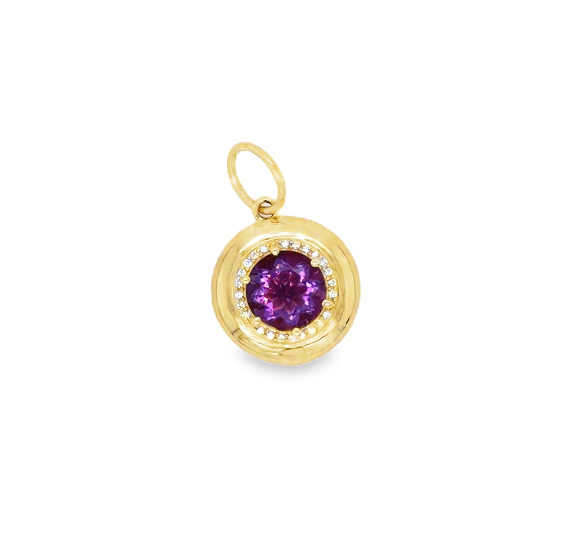 14k Yellow Gold Story Charm Necklace