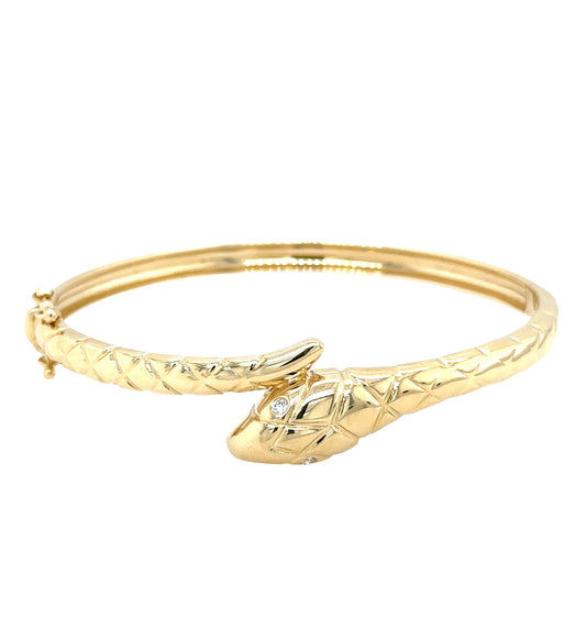 Erin Serpent 14k Gold Bracelet