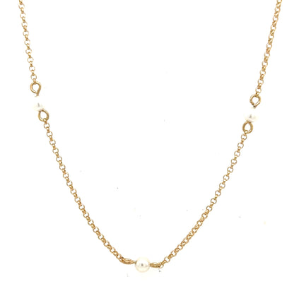 Junie Pearl Station Necklace