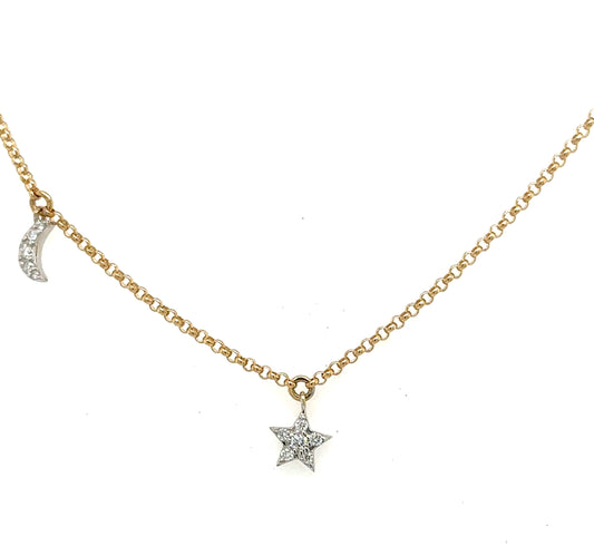 Luna Star & Moon Necklace