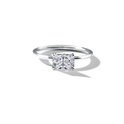 JBJ East-West Diamond Engagement Ring