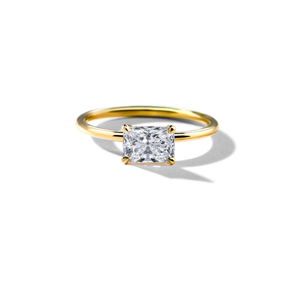 JBJ East-West Diamond Engagement Ring
