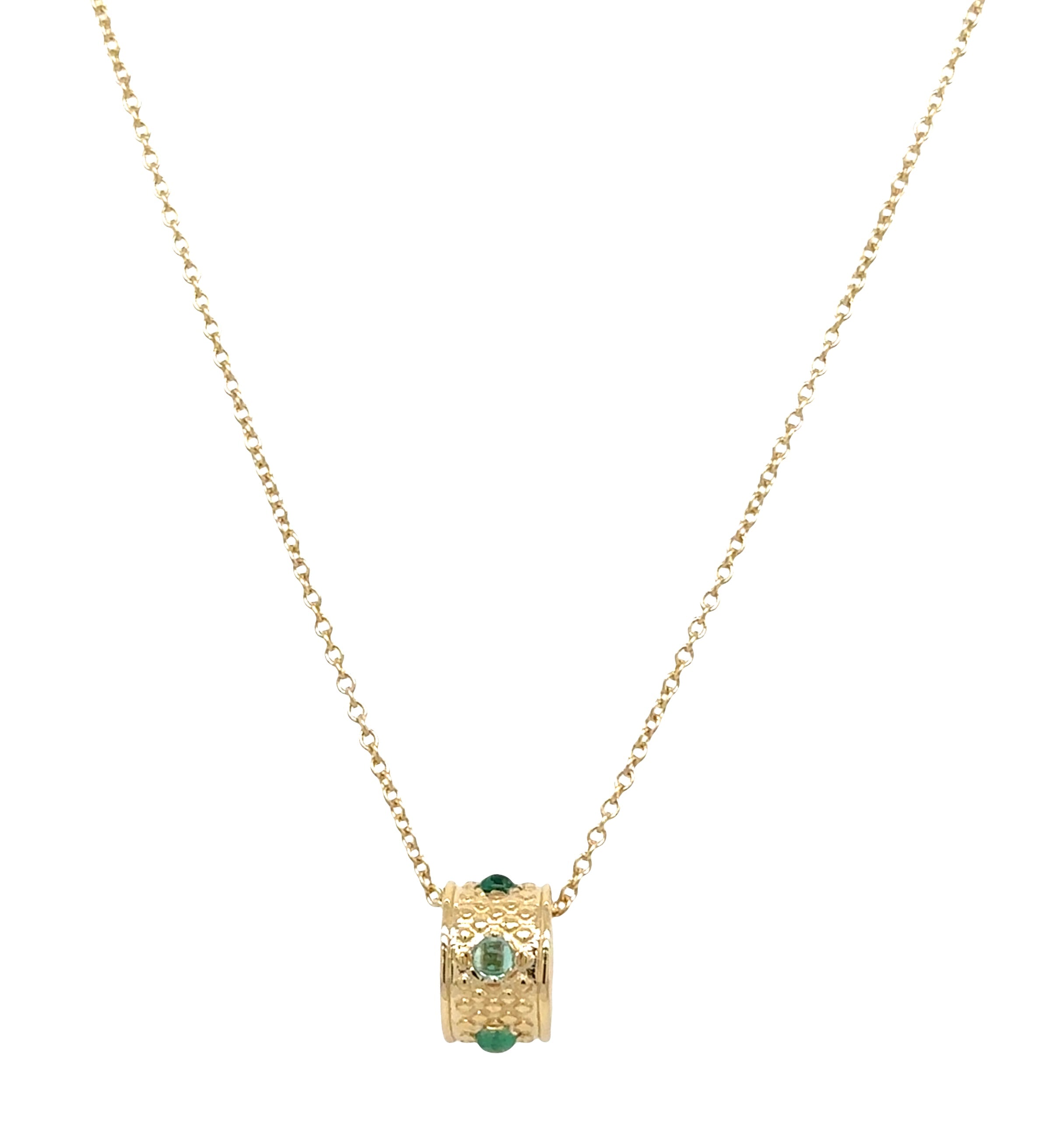 Emerald Roundel Necklace