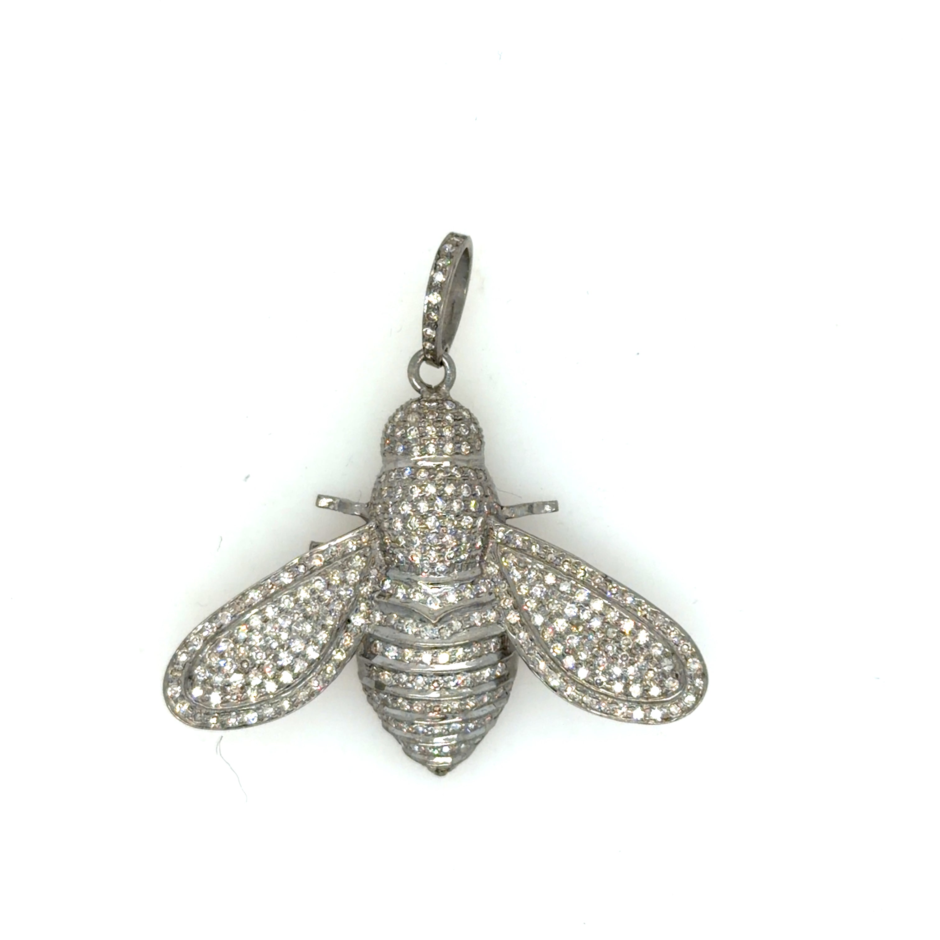 Sterling Silver & Diamond Queen Bee
