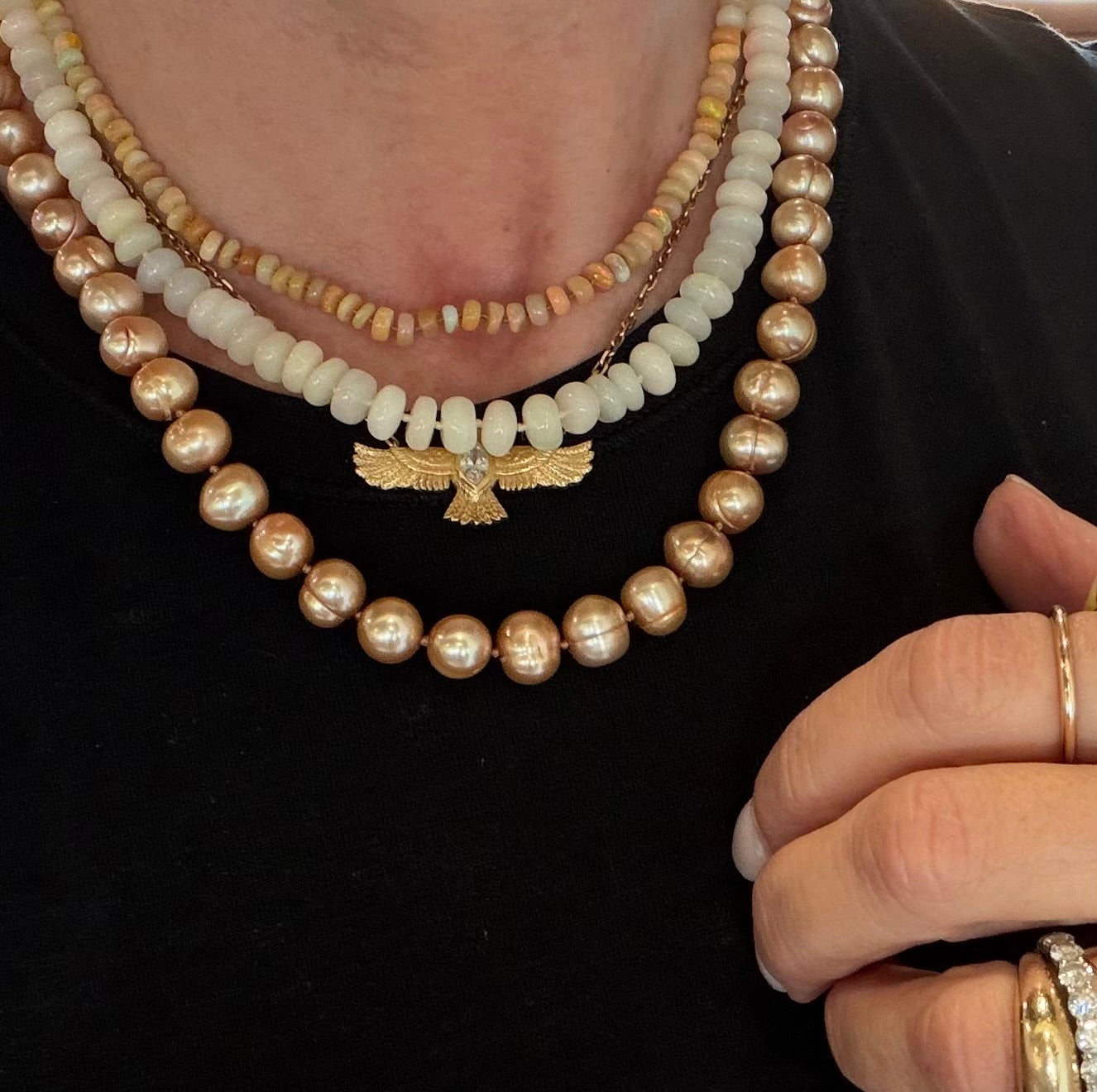 Yellow Ethiopian Bead Necklace