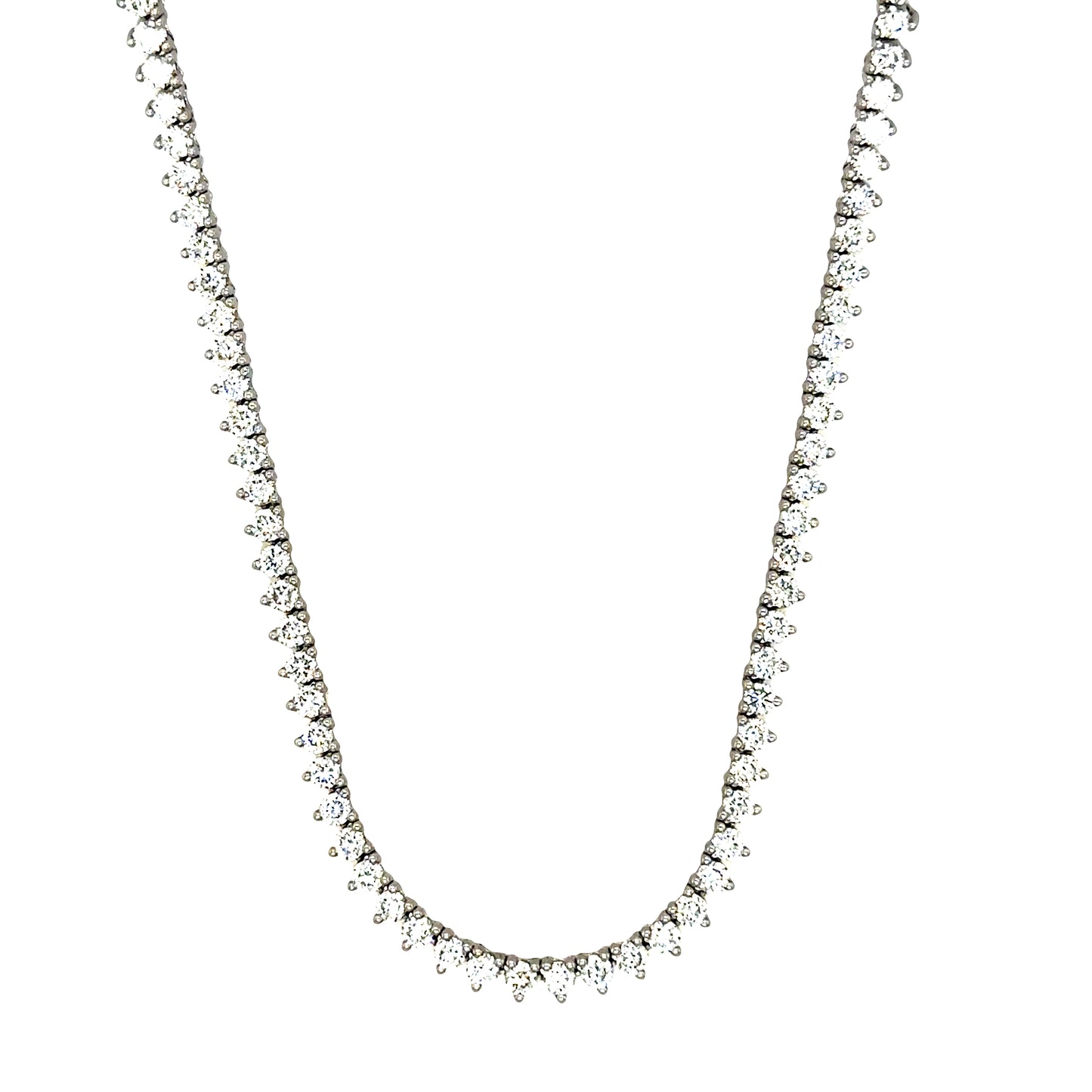 Brett Diamond Tennis Necklace