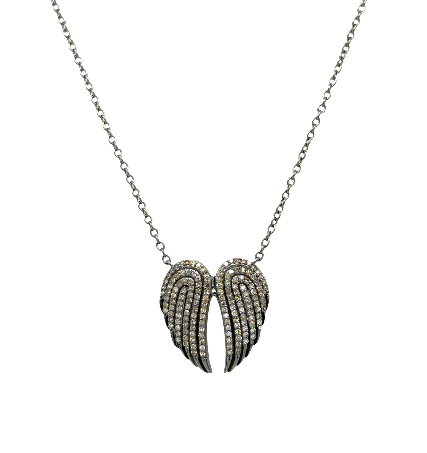 Wings of Grace Sterling Silver Necklace