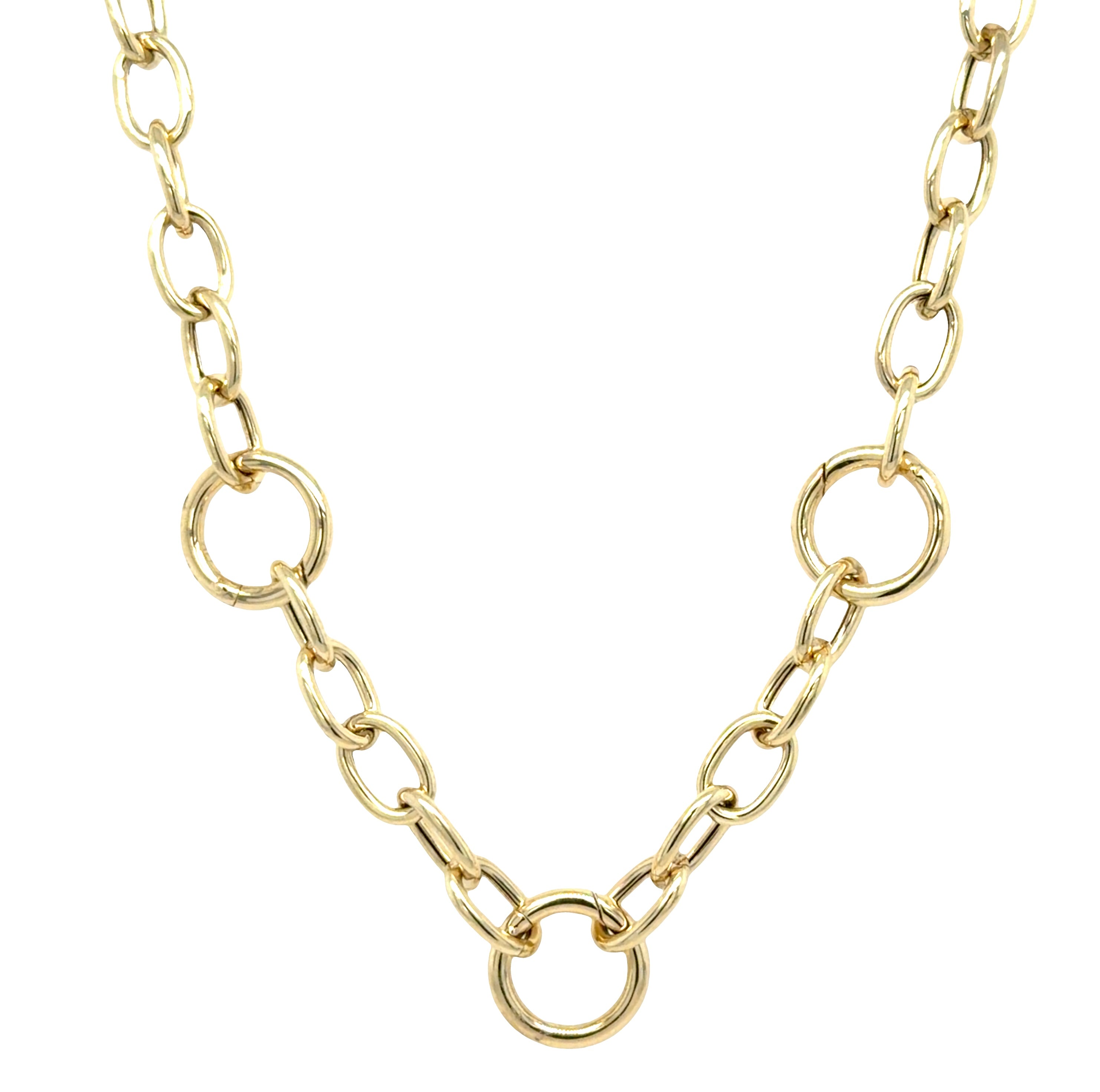 14k River Charm Chain