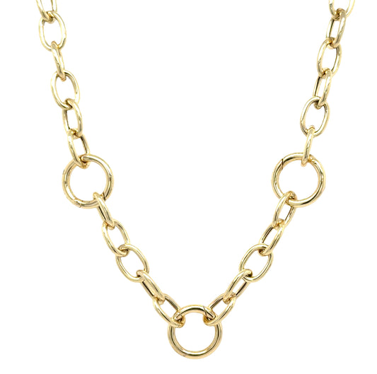 14k River Charm Chain
