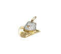 Blaze & Brim Diamond Cowboy Hat Pendant