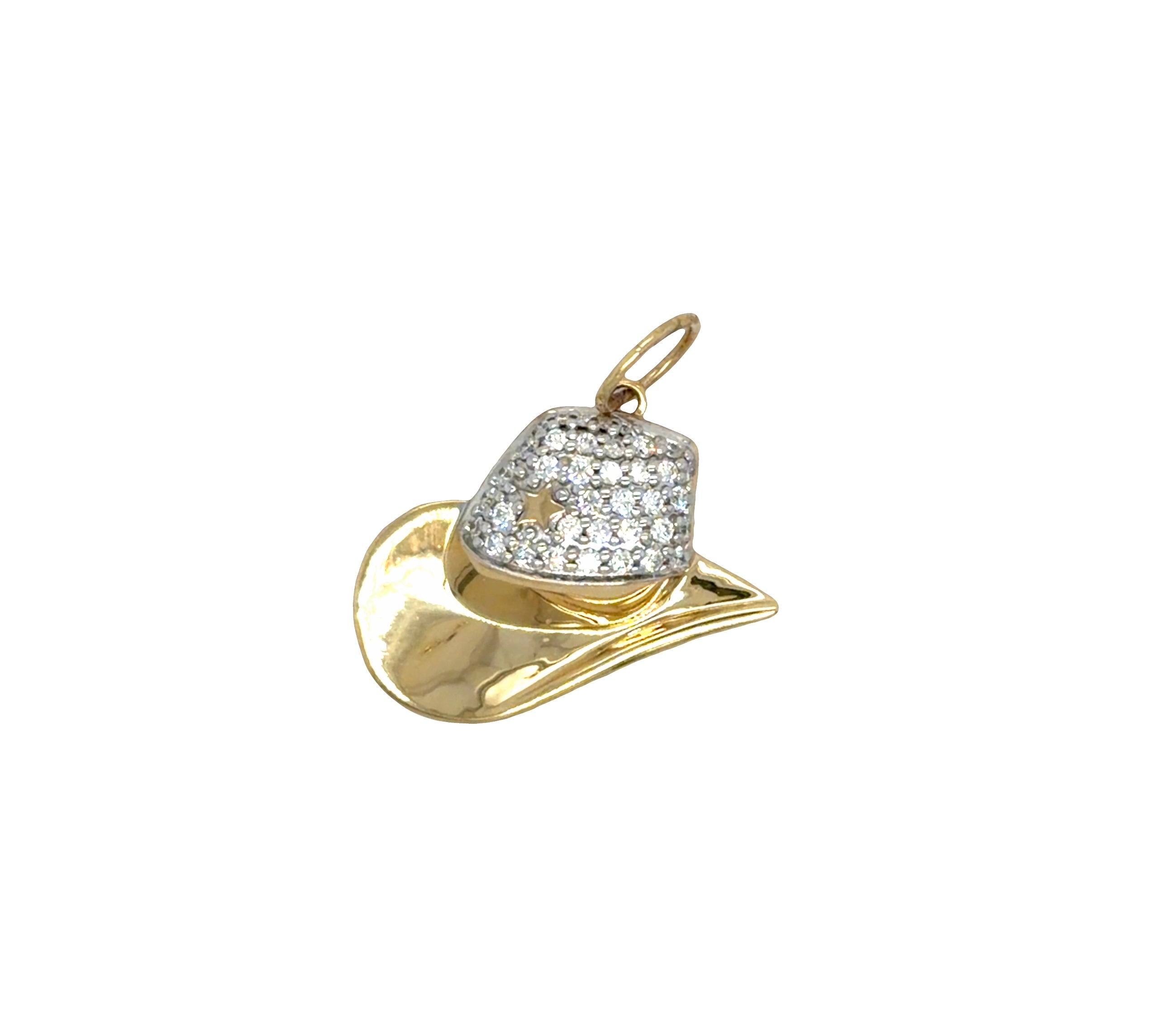 Blaze & Brim Diamond Cowboy Hat Pendant