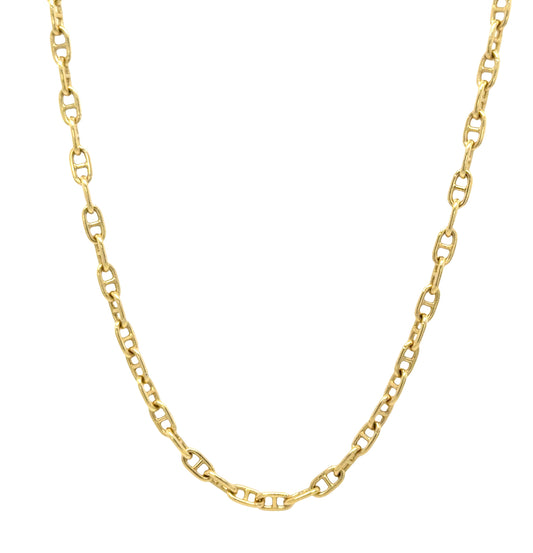 14K Yellow Gold Horsebit Chain