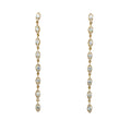 14k Cascade Diamond Earrings