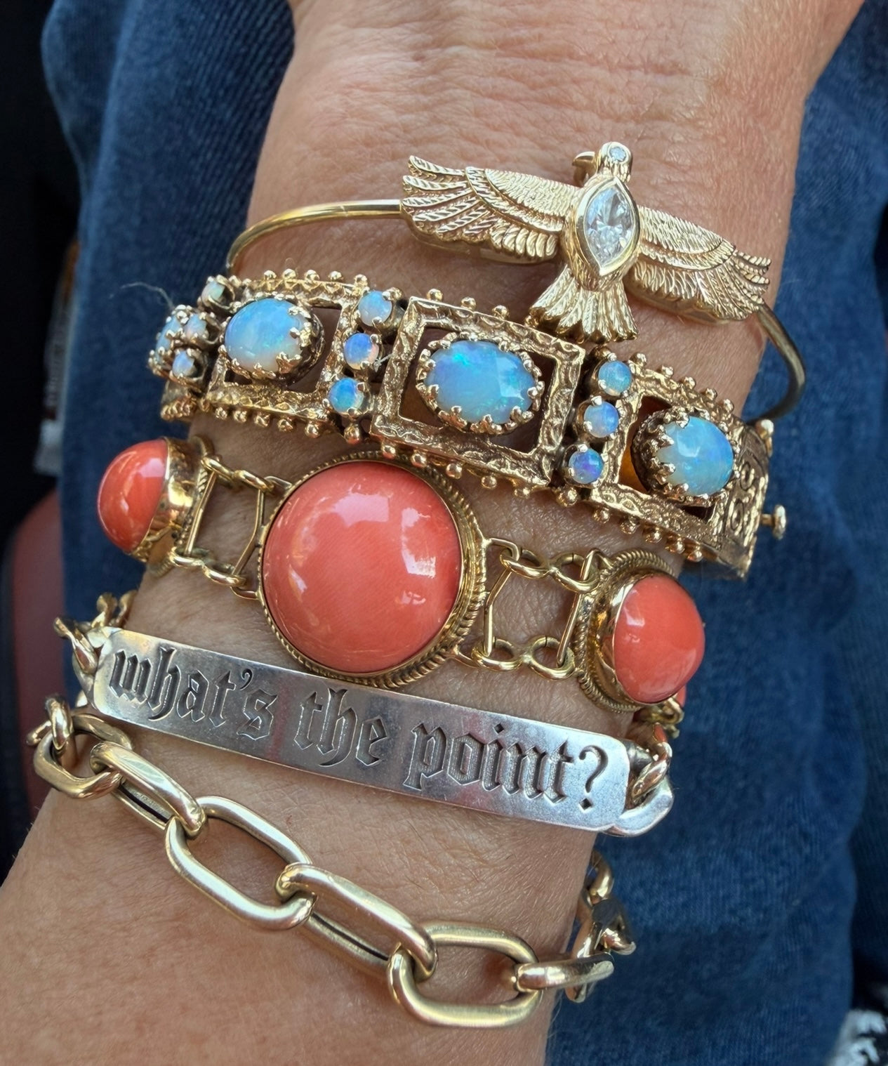 The Vintage Venezia Coral Bracelet