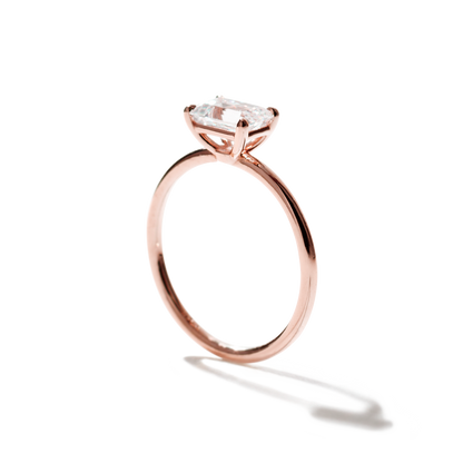 JBJ East-West Diamond Engagement Ring