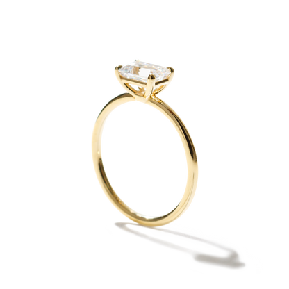 JBJ East-West Diamond Engagement Ring