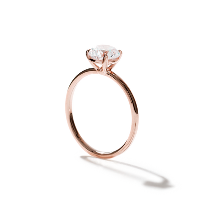 JBJ Solitaire Diamond Engagement Ring